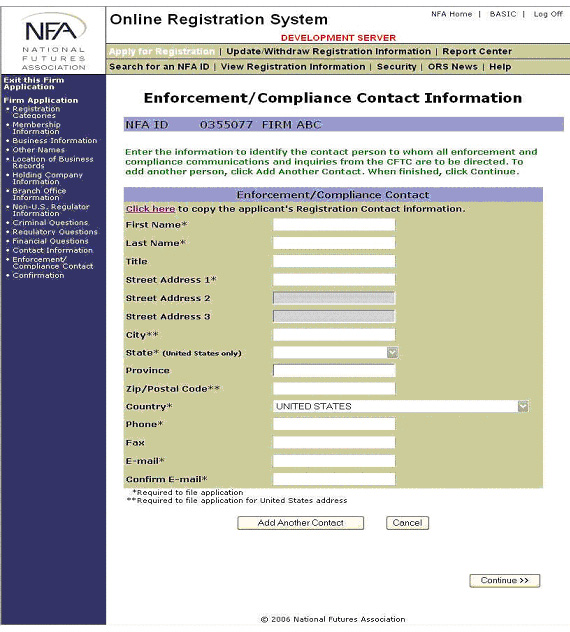 Online Registration System